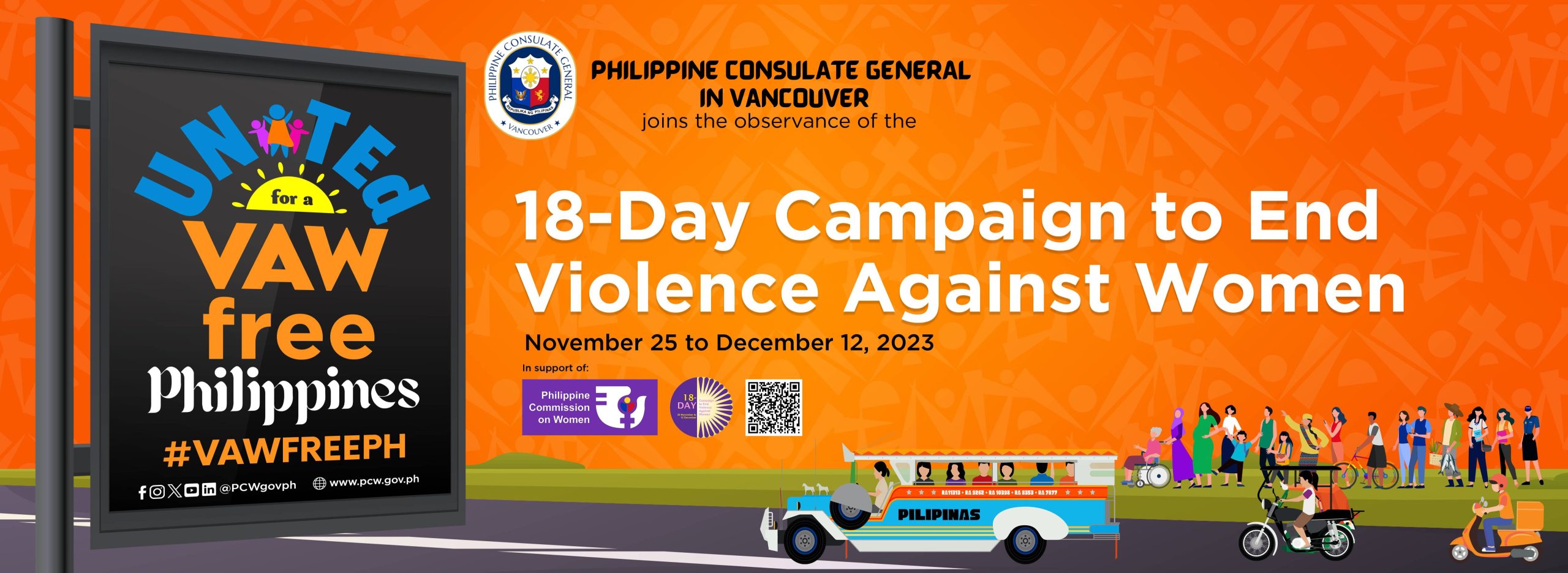 18 Day Campaign To End Violence Against Women Vaw 25 November To 12 December 2023 Vancouver