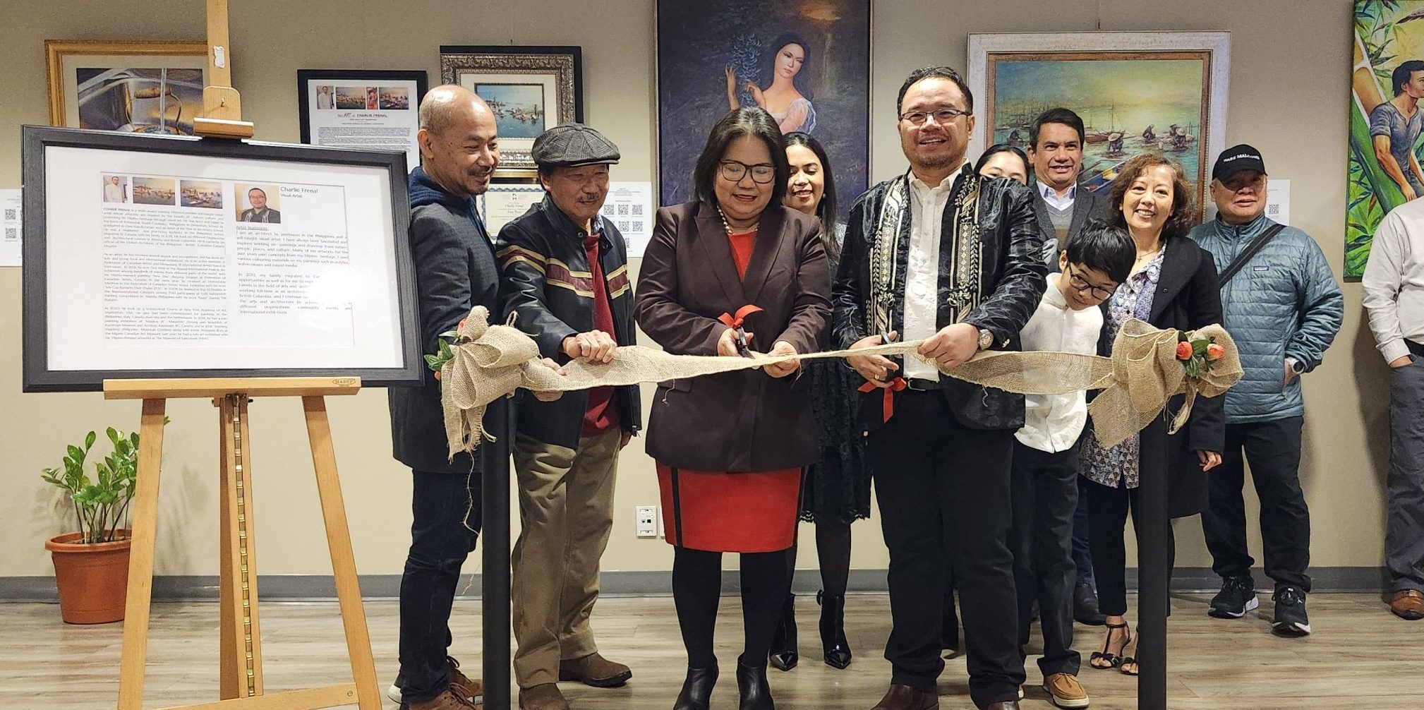 Philippine Consulate General Hosts An Art Exhibit Launch Featuring Filipino-Canadian Artist Charlie Frenal